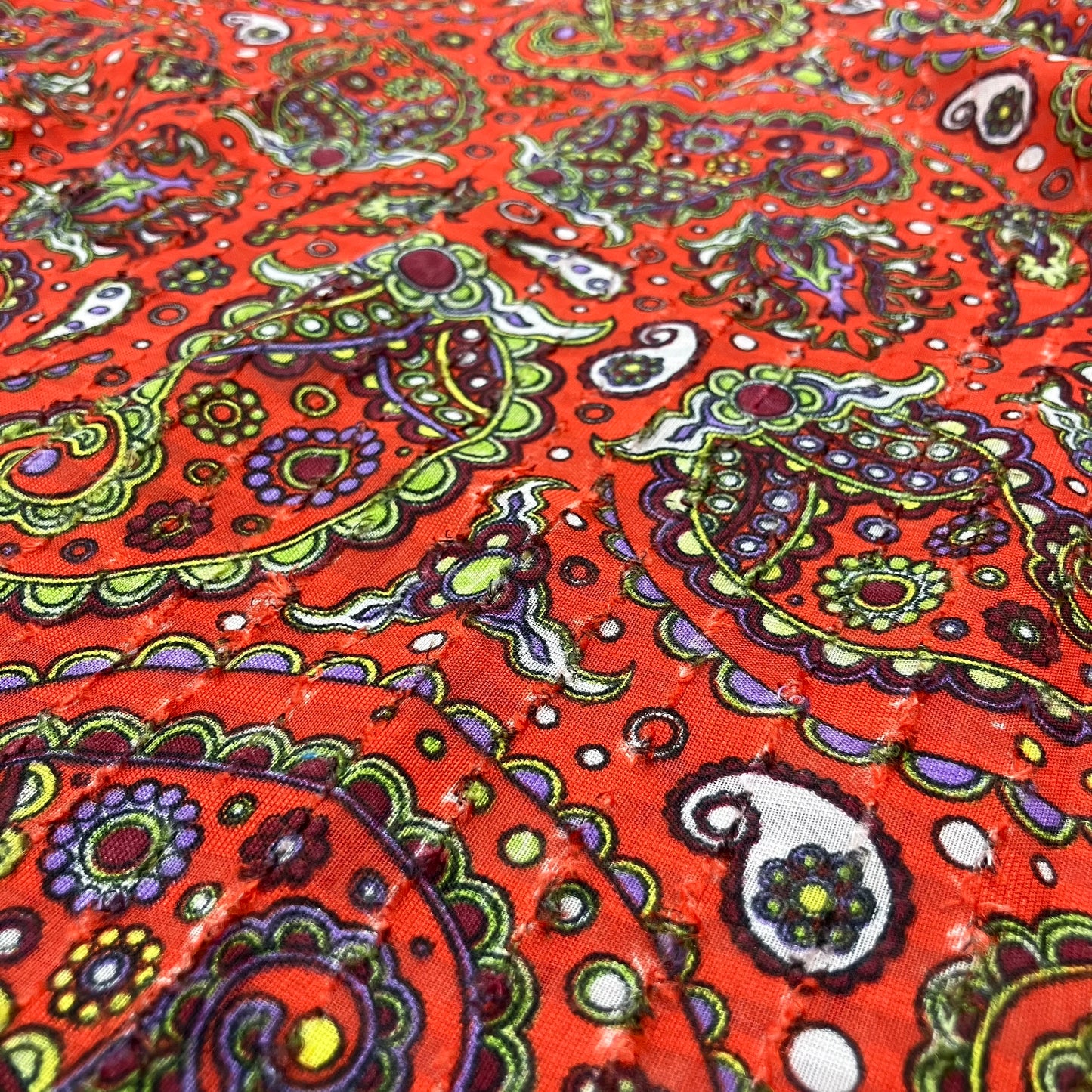 Paisley Poly Seersucker Impostor - 5 yards