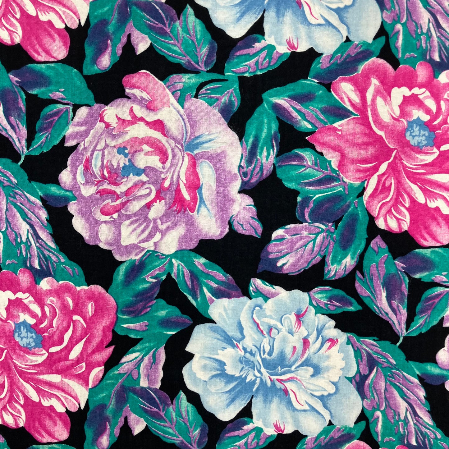 Bold Floral Rayon - 3 1/4 yards