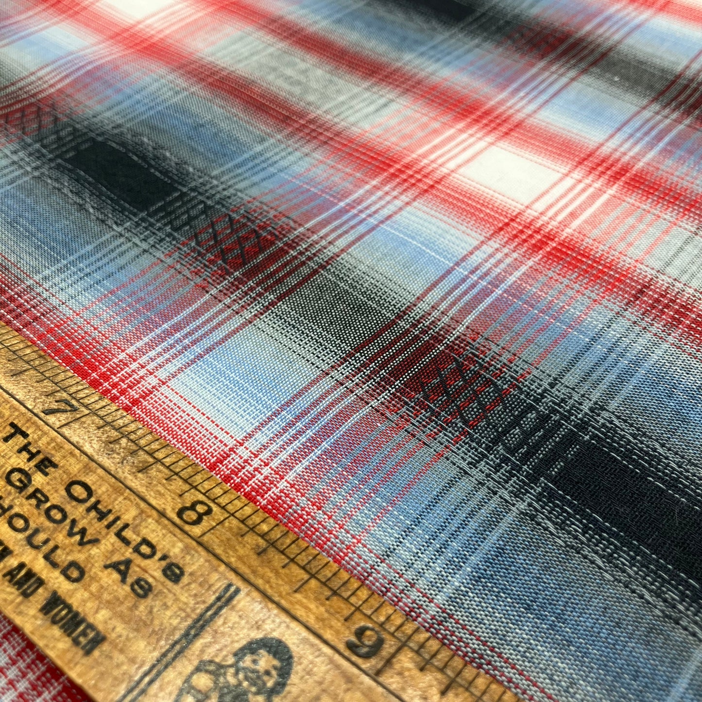 Lightweight Plaid Shirting - 2 7/8 yards