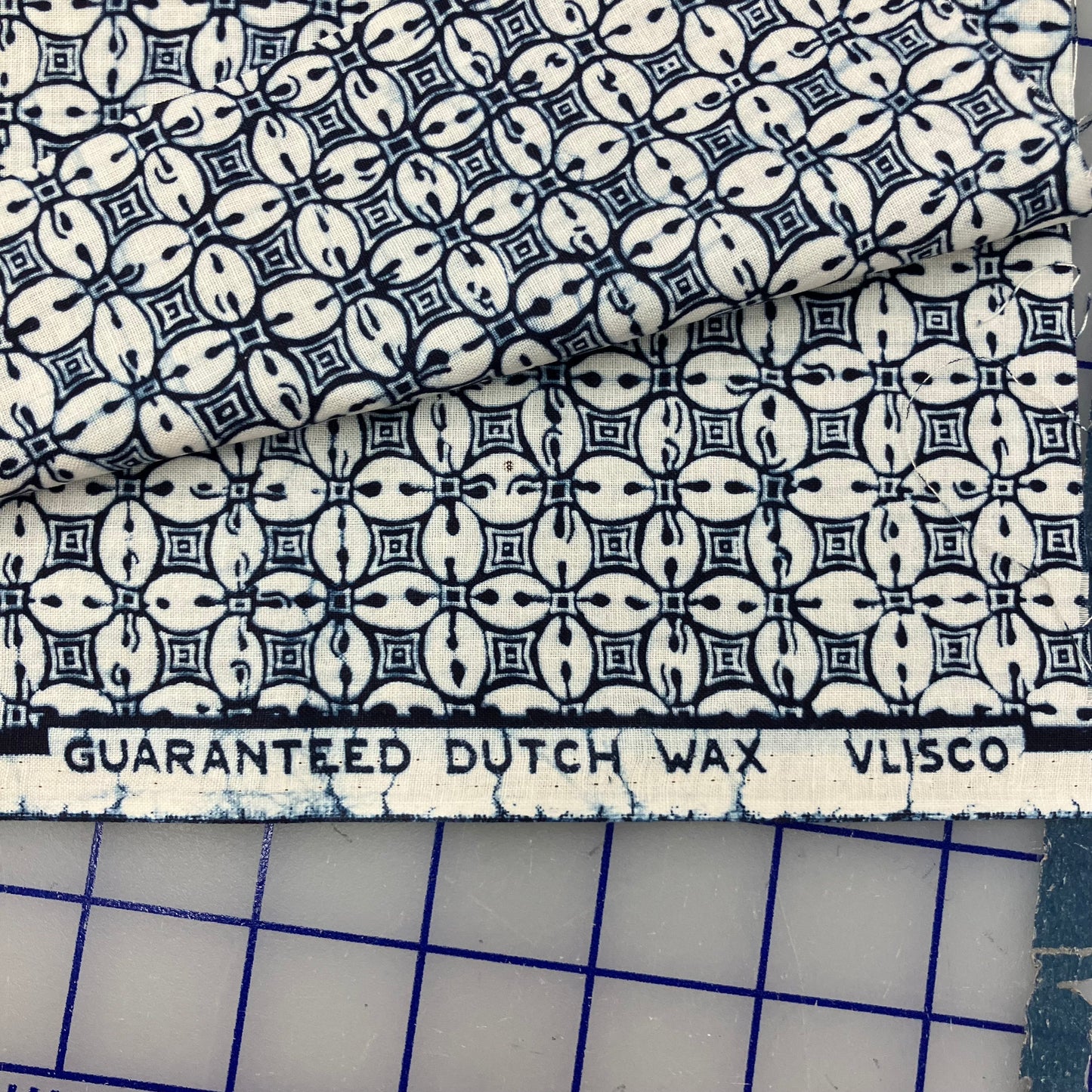 Navy Wax Print Quilt Bundle