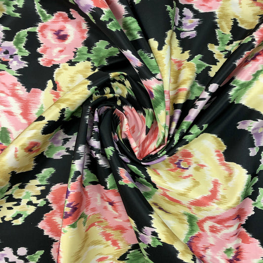 Floral taffeta - 3 yards