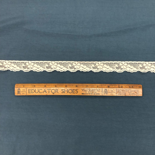 Off-white nylon lace trim - I've got lots!