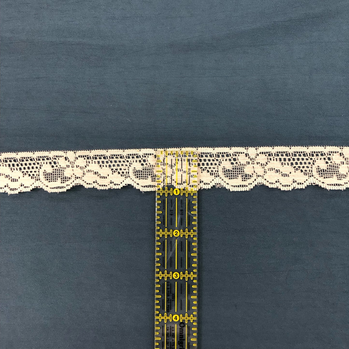 Off-white nylon lace trim - I've got lots!