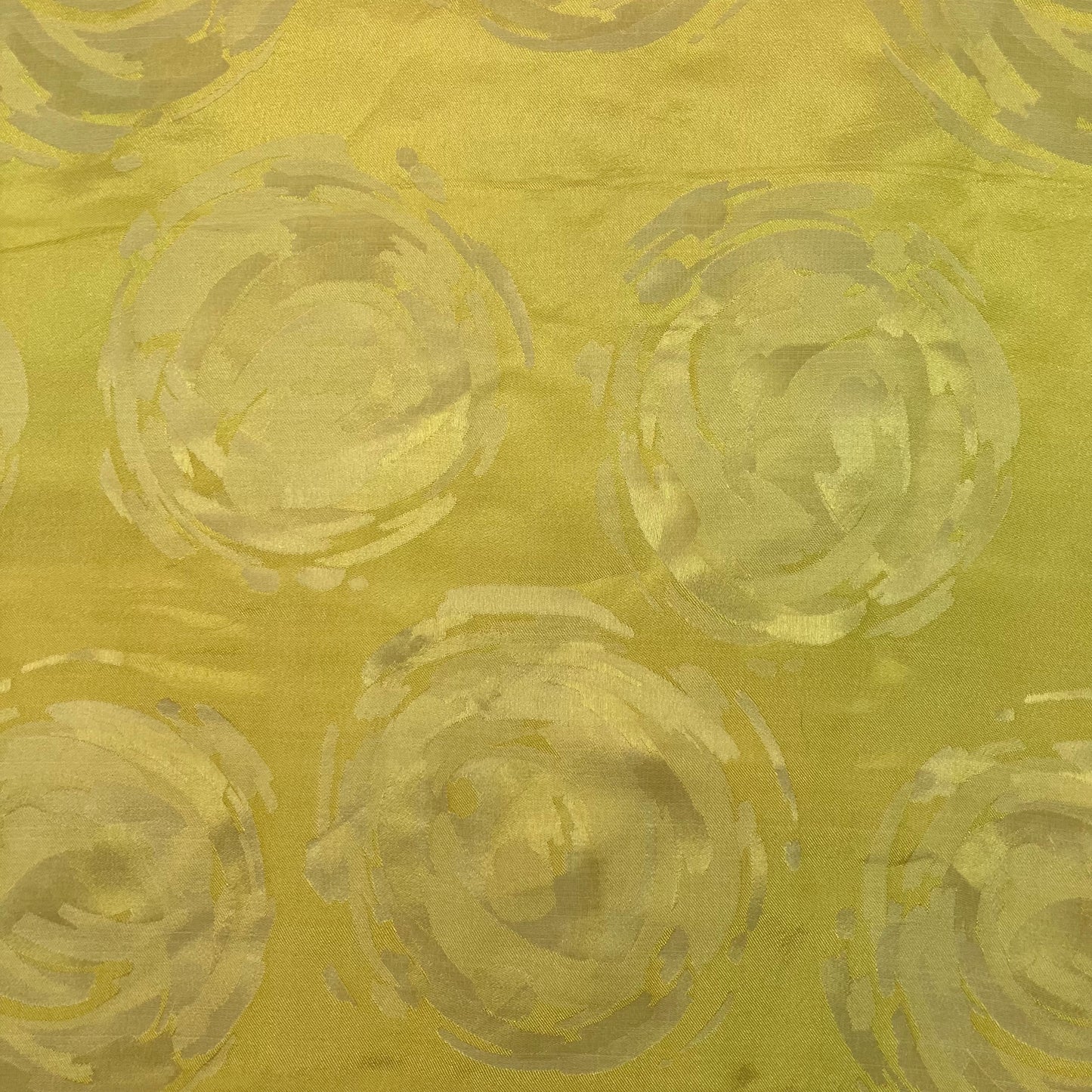 Chartreuse Yellow Circles - small but delightful piece