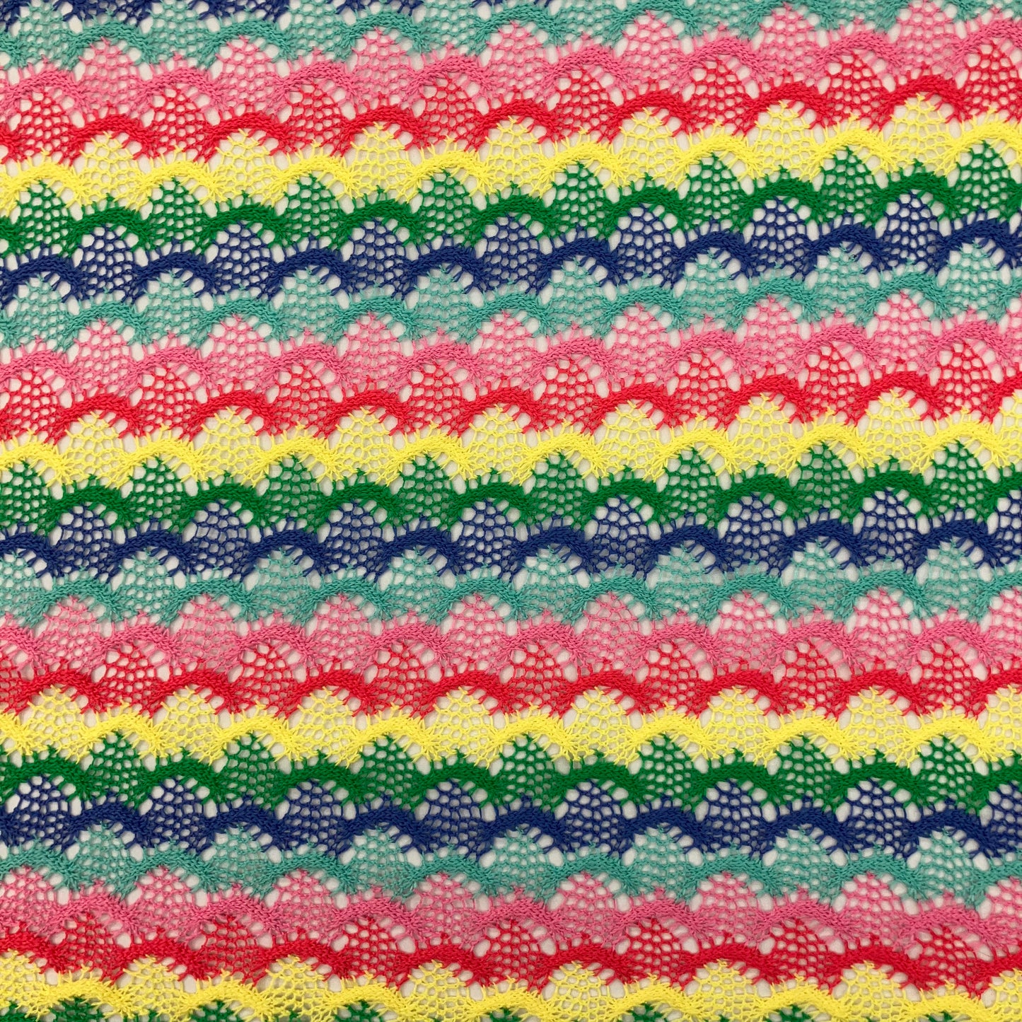 Rainbow knit/crochet - 1/2 yard