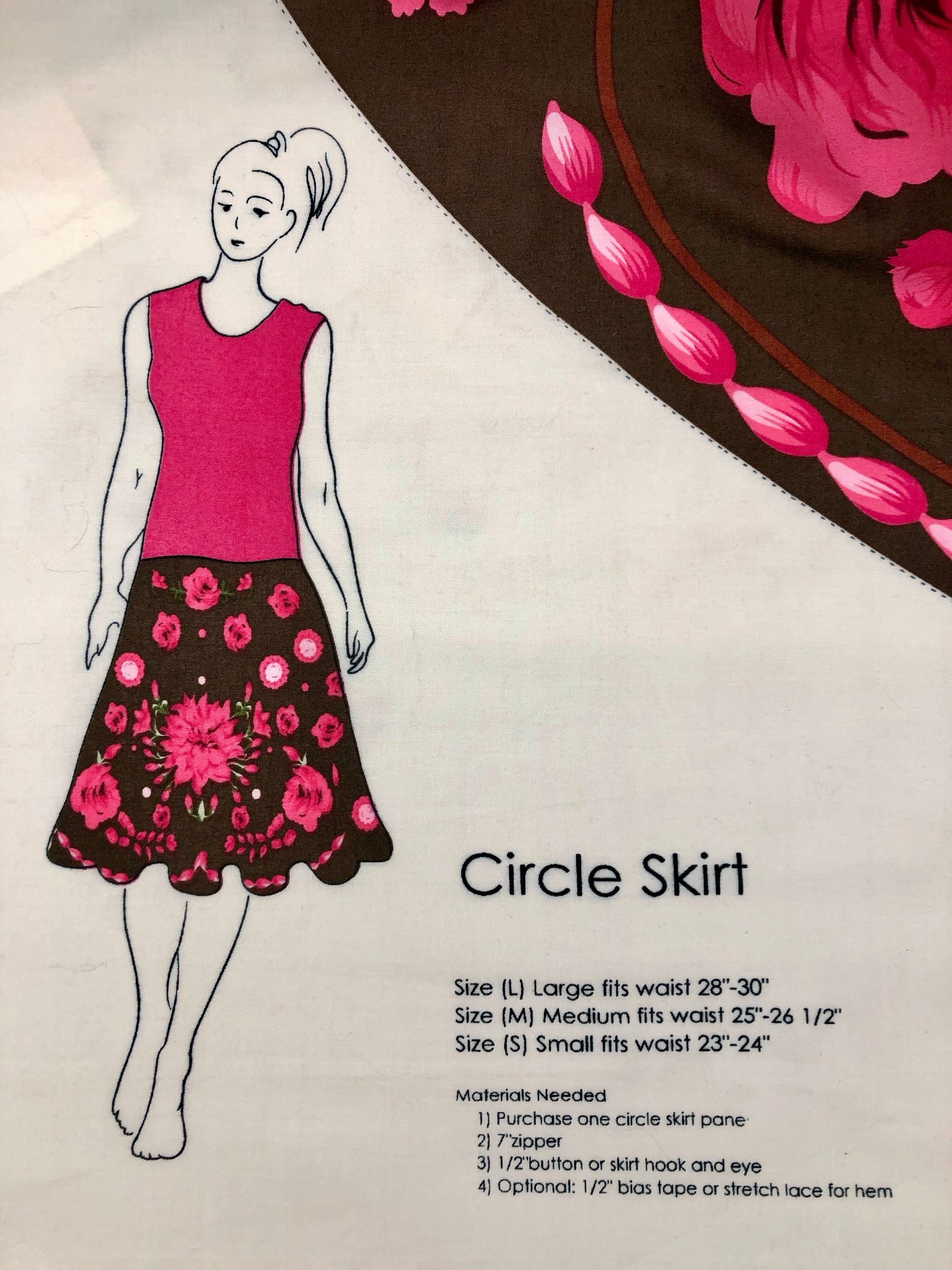 Nifty and Gifty Ready-to-Sew Circle Skirt Pattern