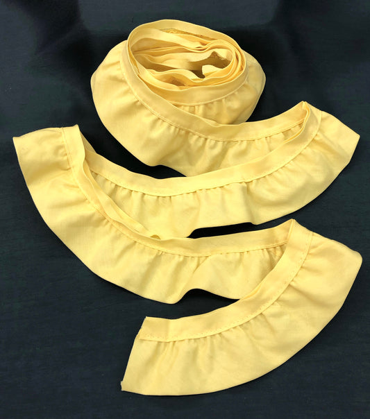 Yellow Ruffle Trim - 2 yards