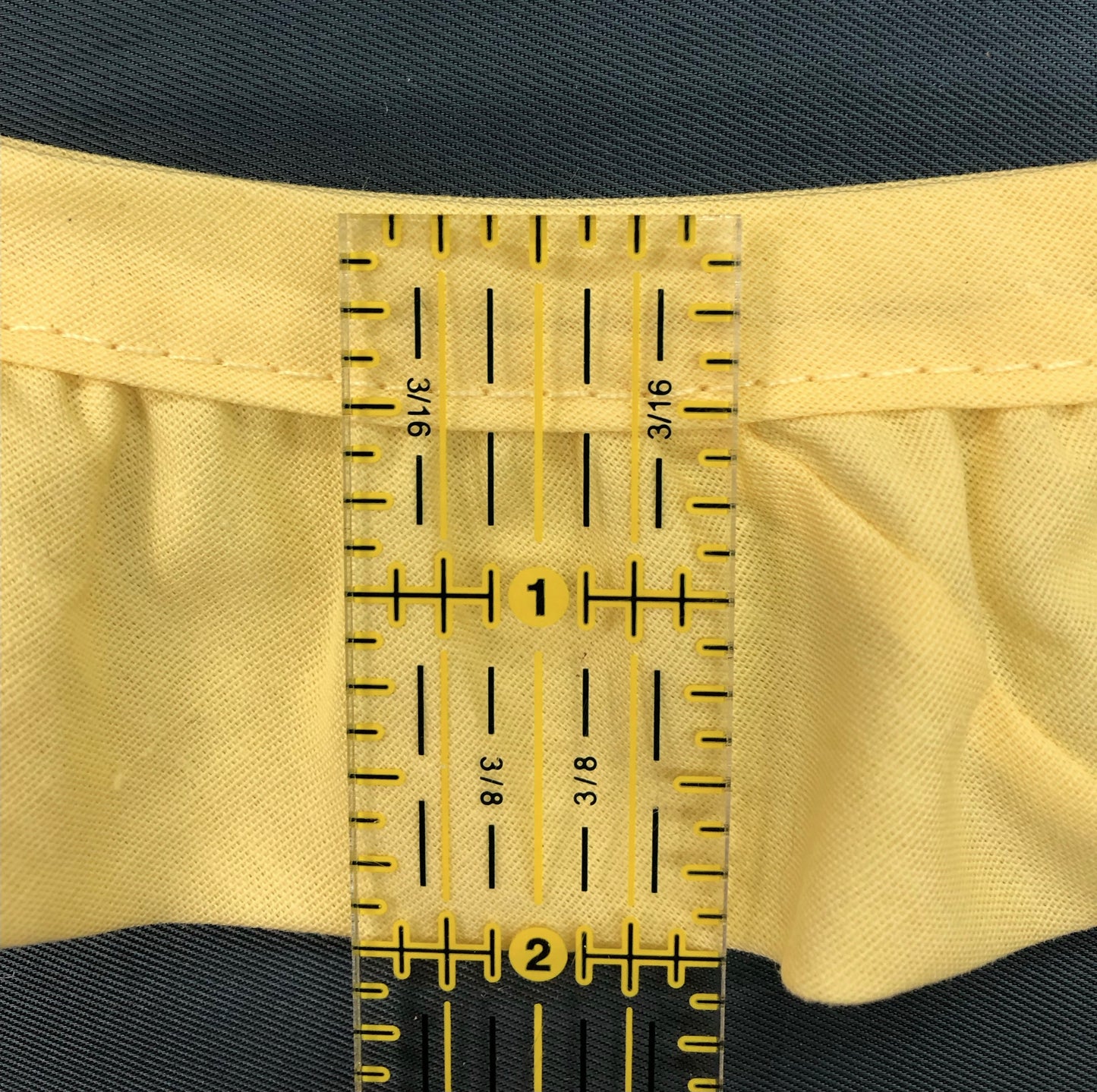 Yellow Ruffle Trim - 2 yards