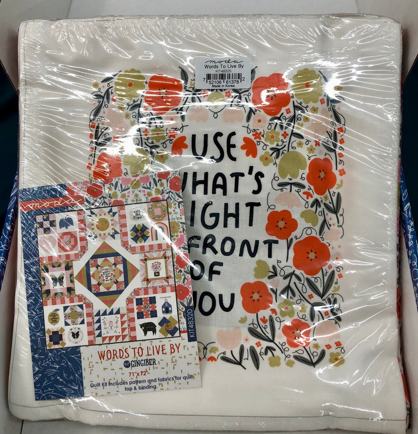 Quilting Kit - Moda - "Words to Live By"