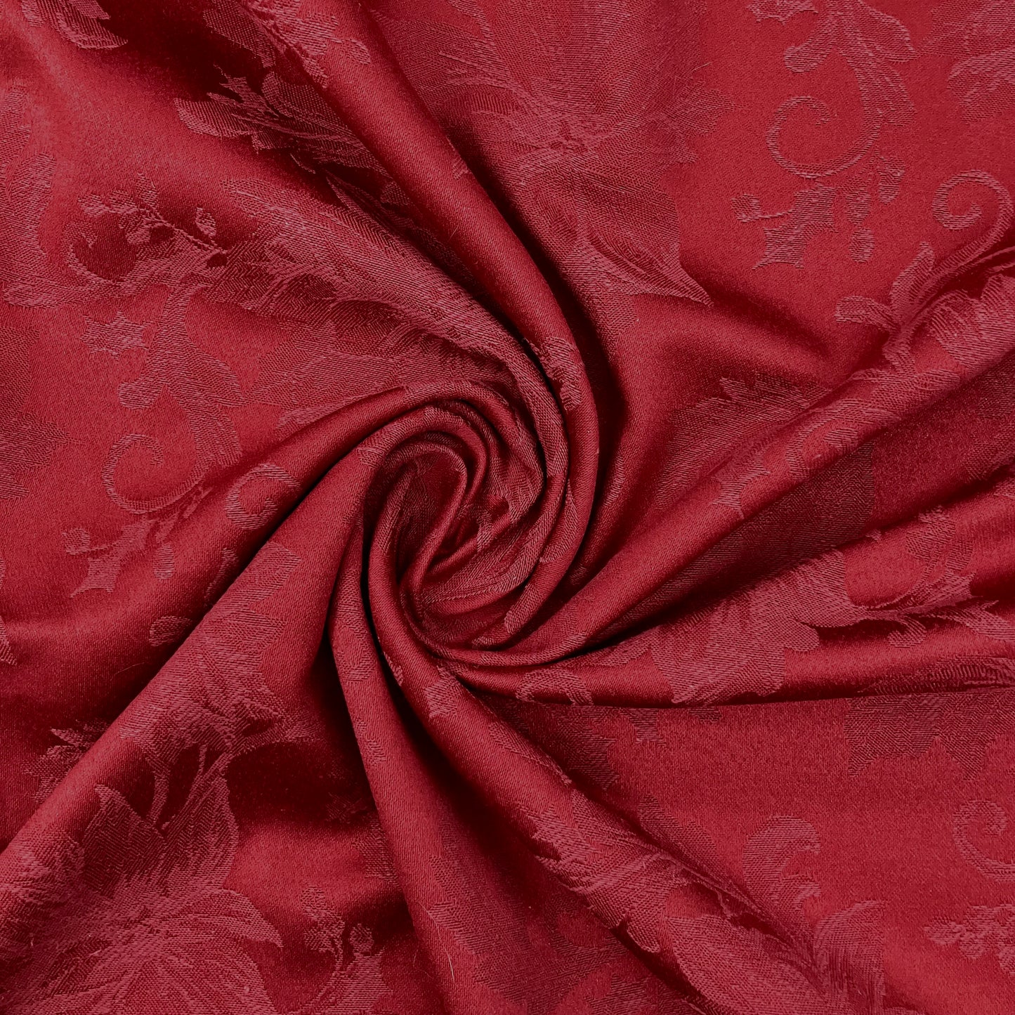 Cranberry red brocade - 1 2/3 yard