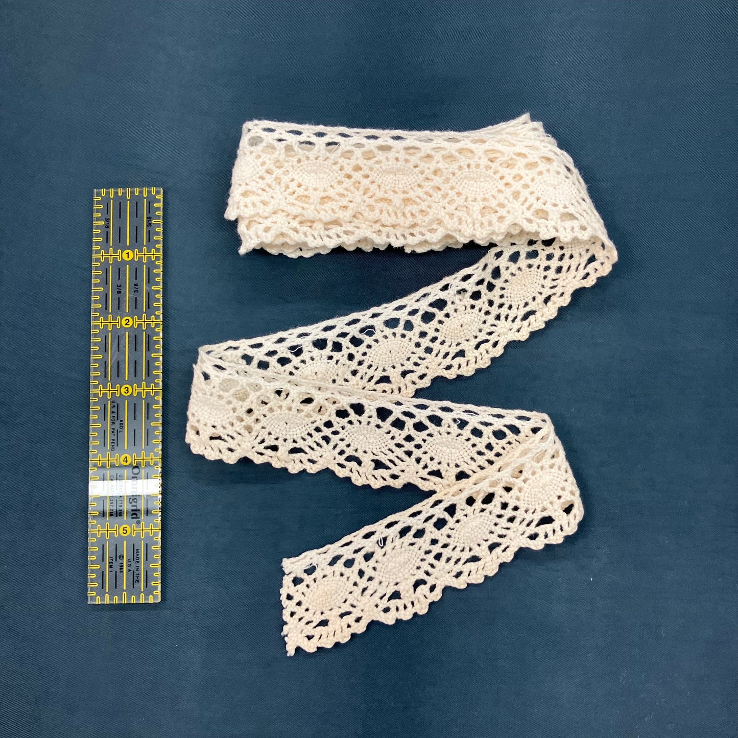 Road Rescue #5 - Cotton Lace Trim - 4 1/4 yards total