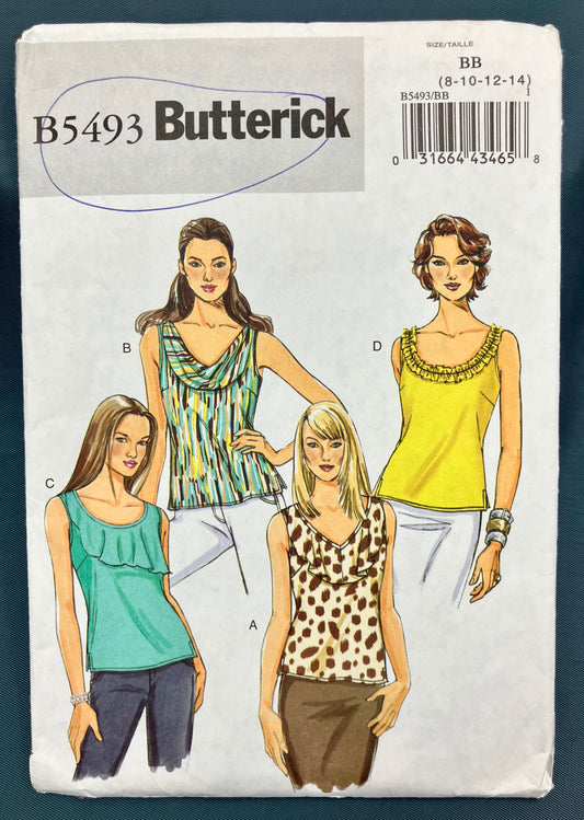 Pattern - Misses' Top - Sizes 8-14