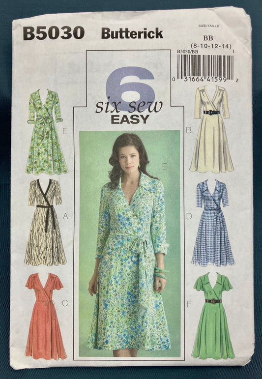 Pattern - Misses' Dress, Belt, and Sash - Sizes 81-4