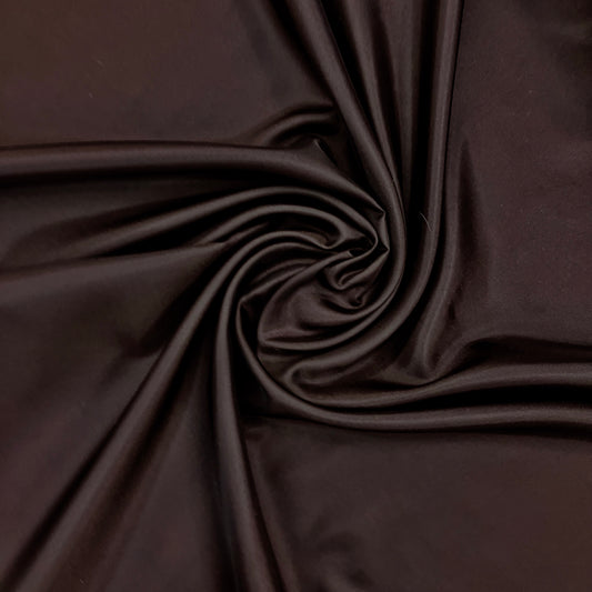 Dark Brown Poly Lining - 2 yards