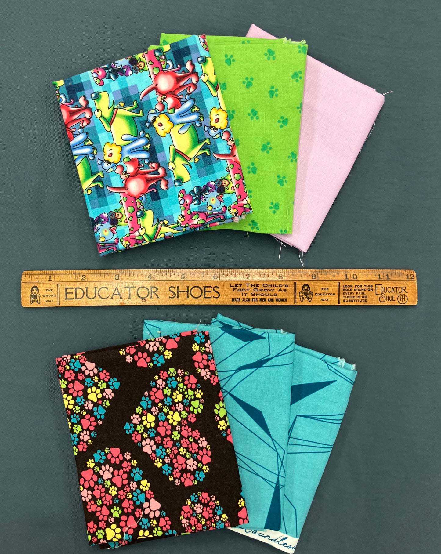 Quilting Bundle - Bright Pups #2 - 6 Fat Quarters