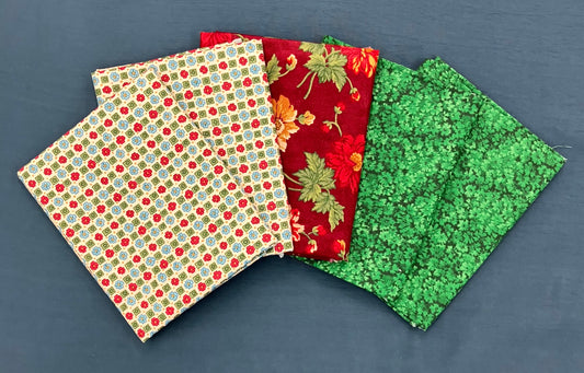 Quilt Bundle - Christmas-ish - 5 Fat Quarters