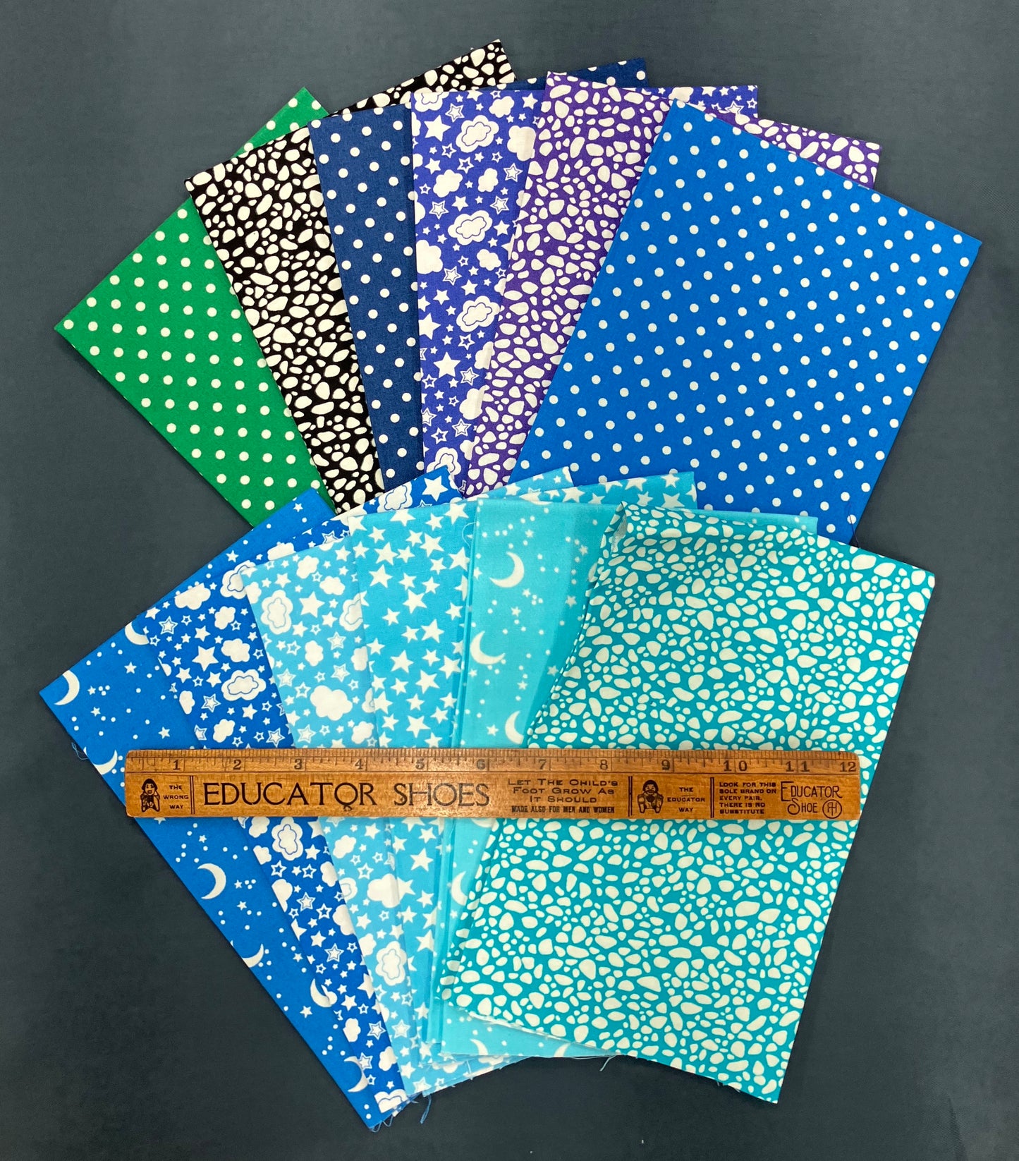 Quilt Bundle - I Kid You Not!  It Glows in the Dark! - 12 Fat Quarters