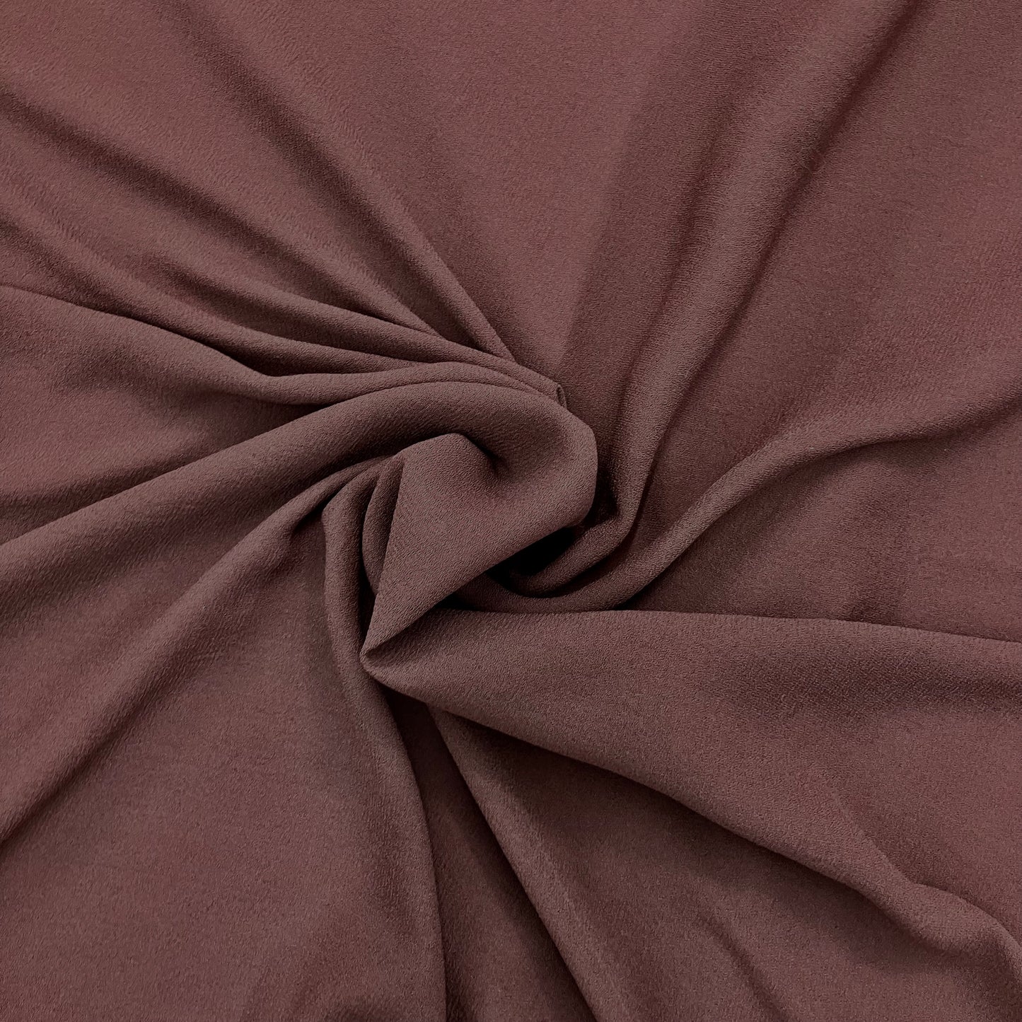 Mauve-ish Taupe-ish Poly Crepe - 3 yards