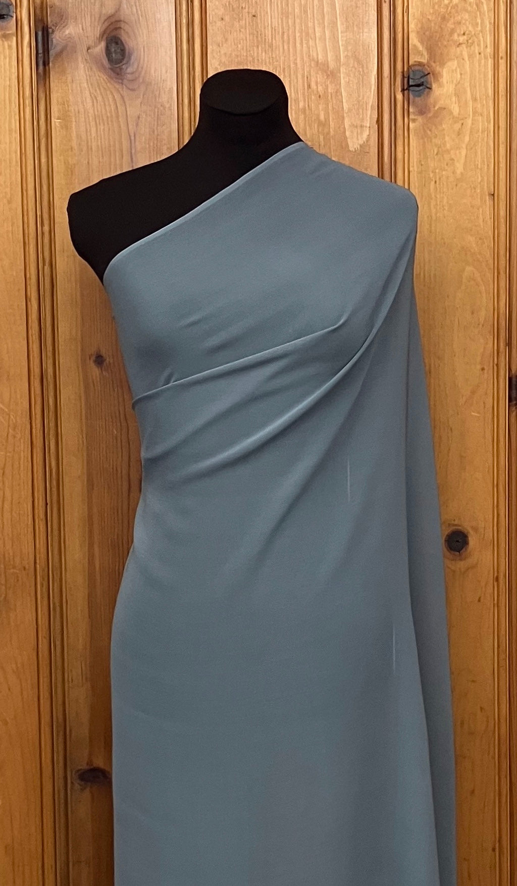 Smoky Gray Silk Georgette - Several Pieces Available