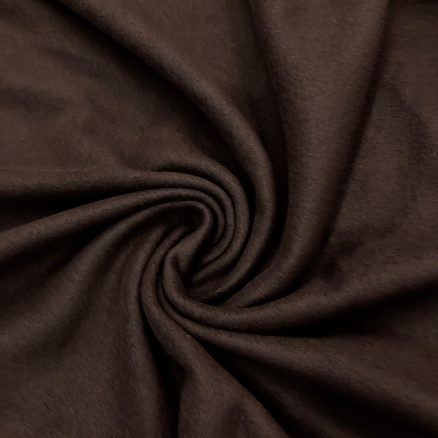 Dark Brown Fleece - 2 yards