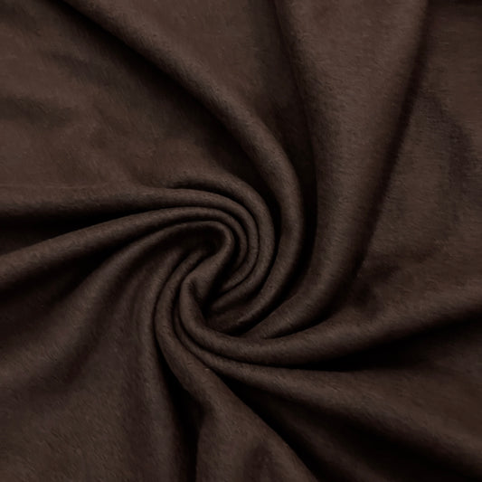 Dark Brown Fleece - 2 yards