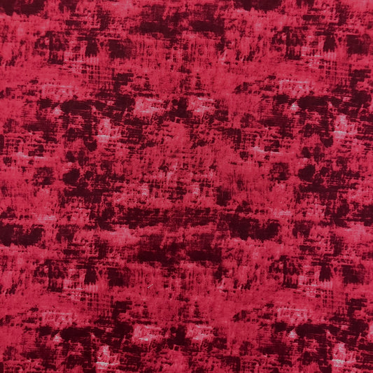 Quilting Cotton - Red Tonal Brushstroke - 1 yard