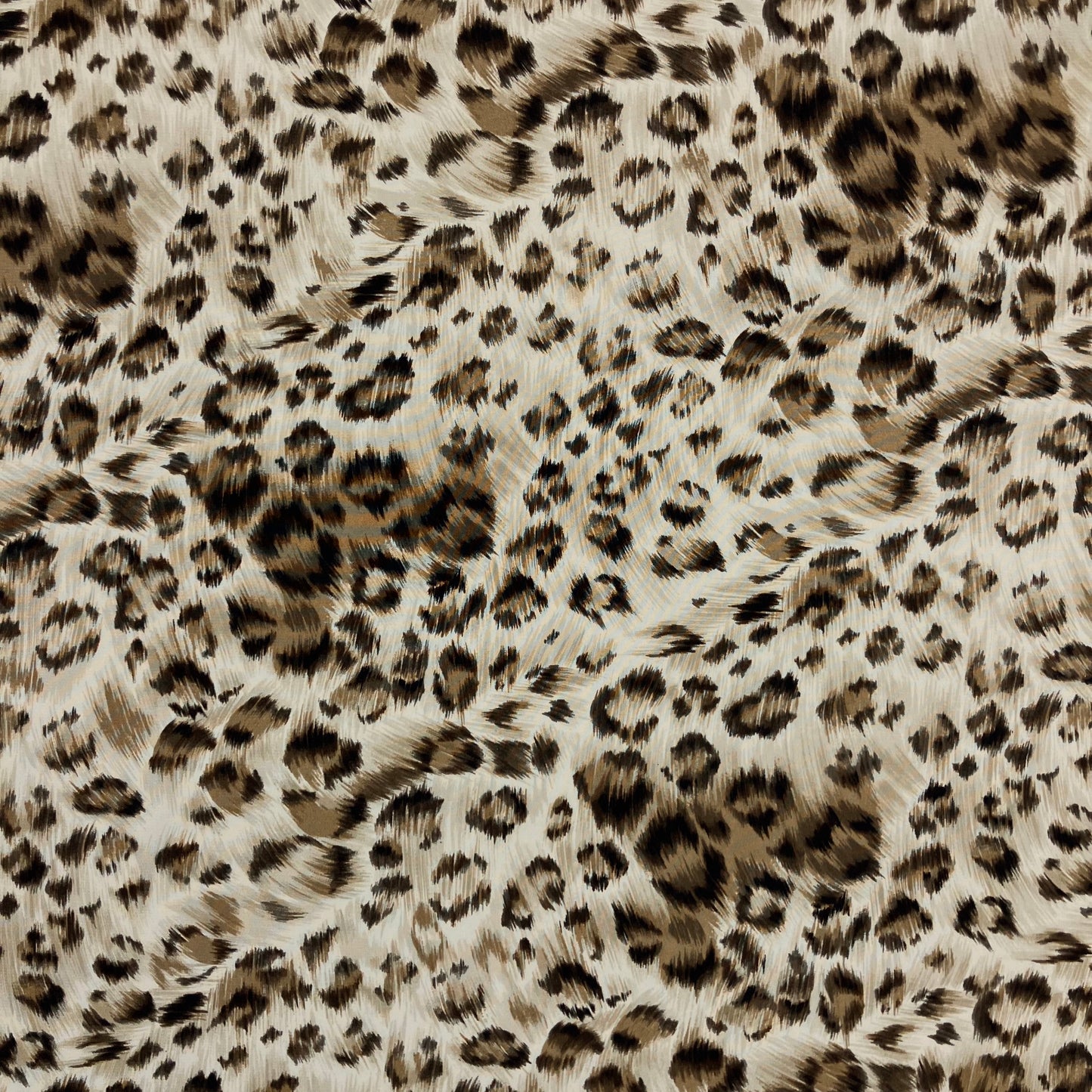 Leopard-Print Tissue-Weight Silk - 1 yard plus extra