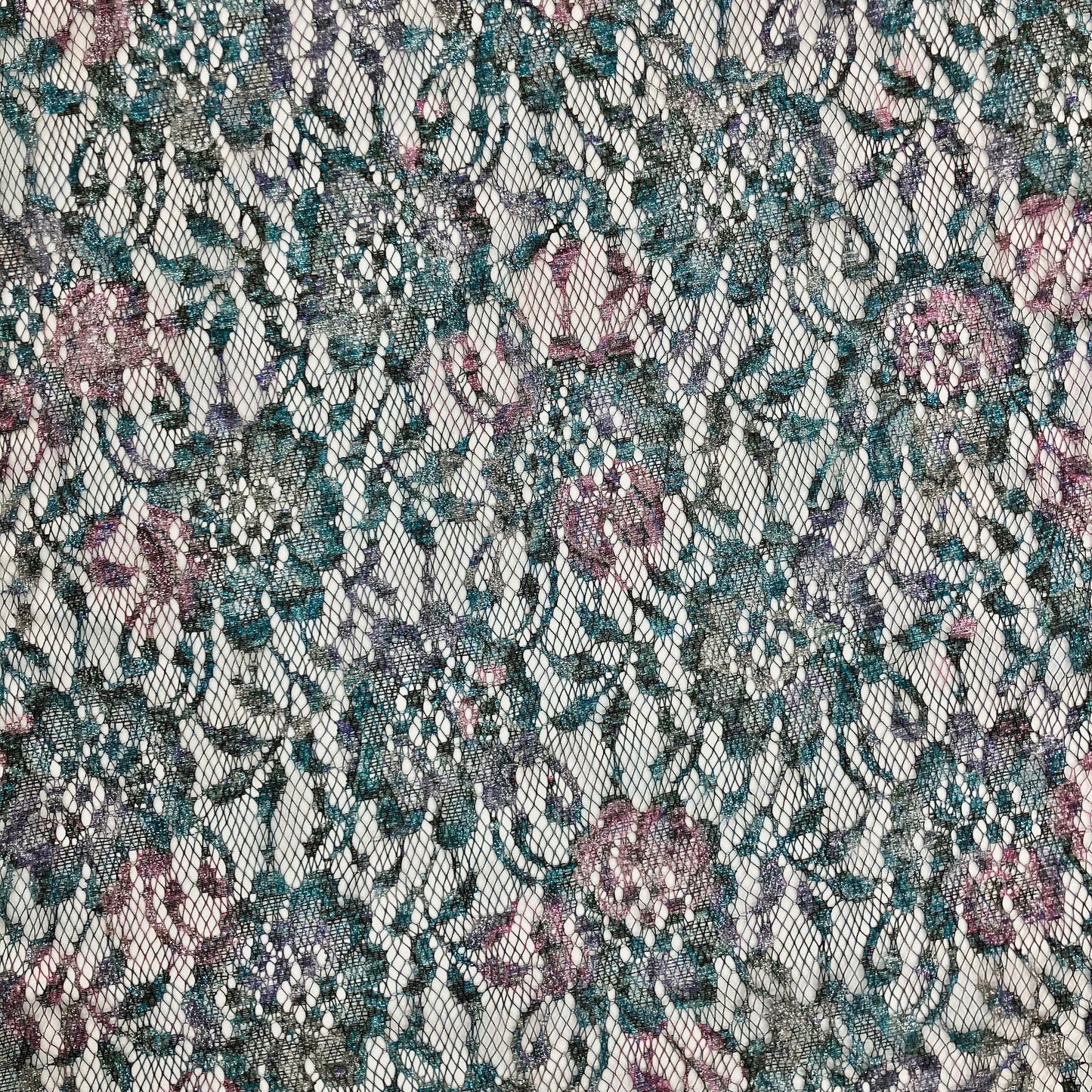 Metallic Colored Lace - 1 yard