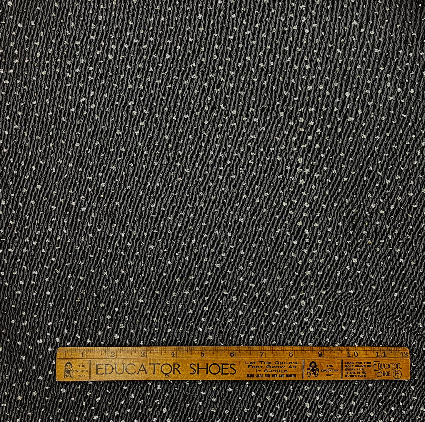 Glitter Dot Gray Textured Stretch - 2 yards