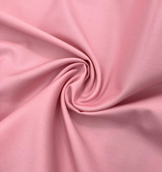 Pale Pink Poly Blend Twill - 2 2/3 yards