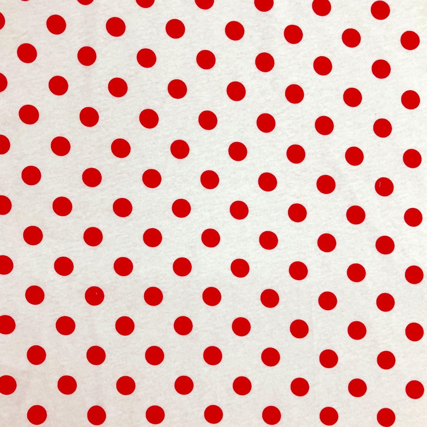 Cotton Jersey Knit Polka Dots - 1 1/3 yard + extra