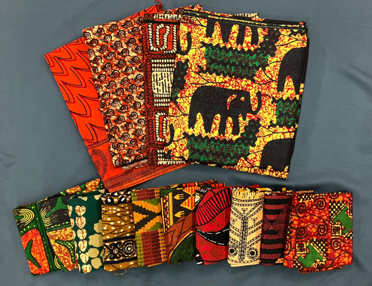 African Print Quilt Bundle