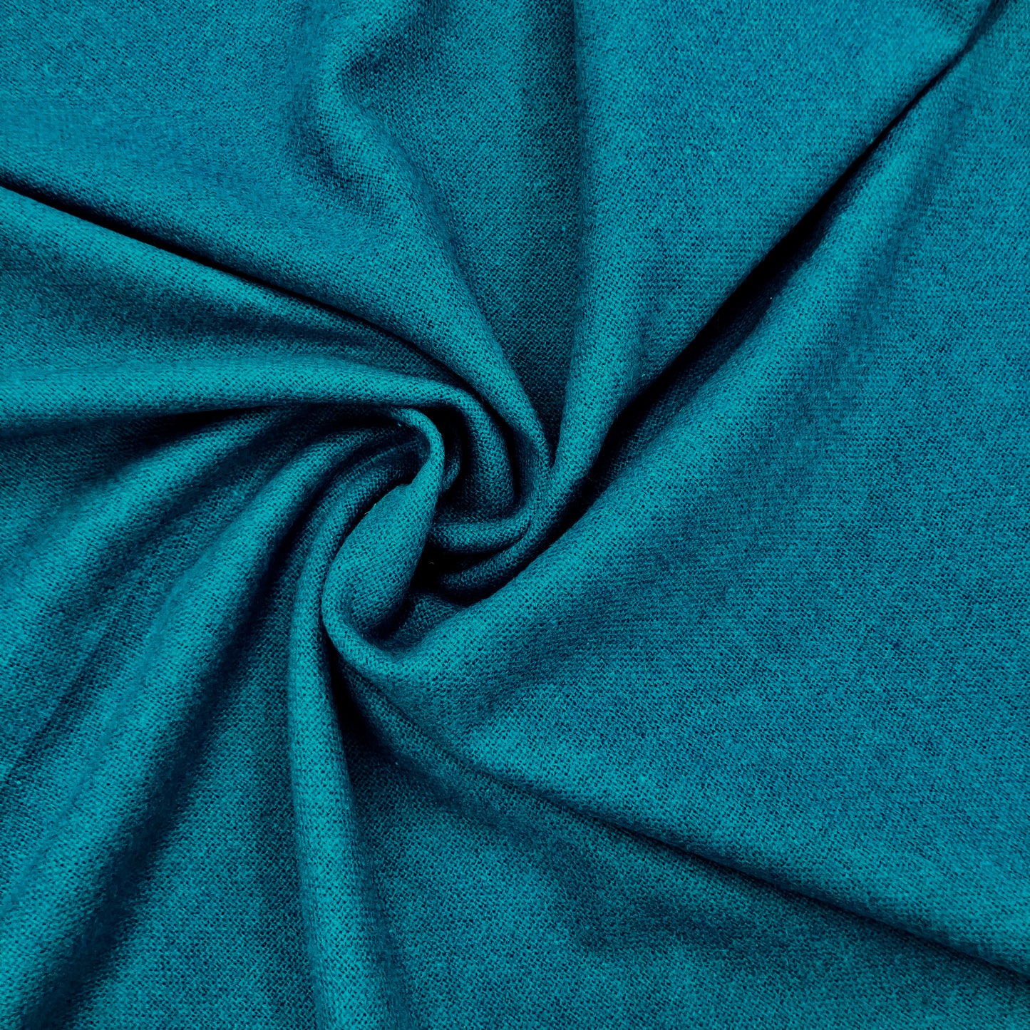 Lightweight Turquoise Wool - 4 3/4 yards