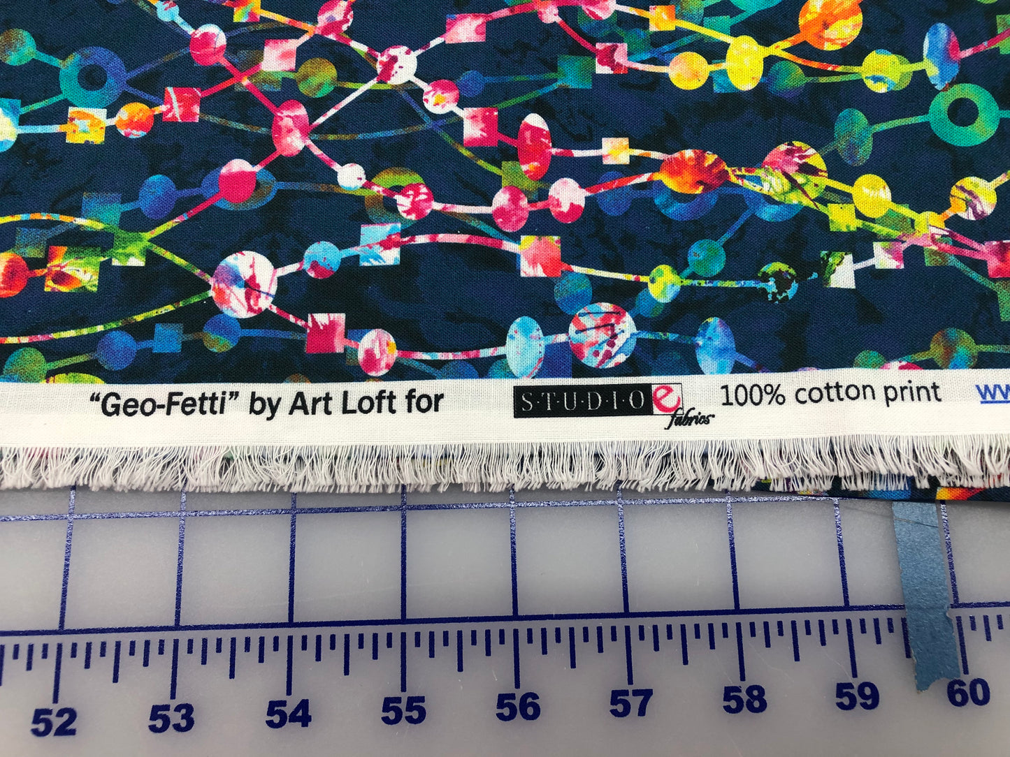 "Geo-fetti" quilt-weight cotton - 2 yards