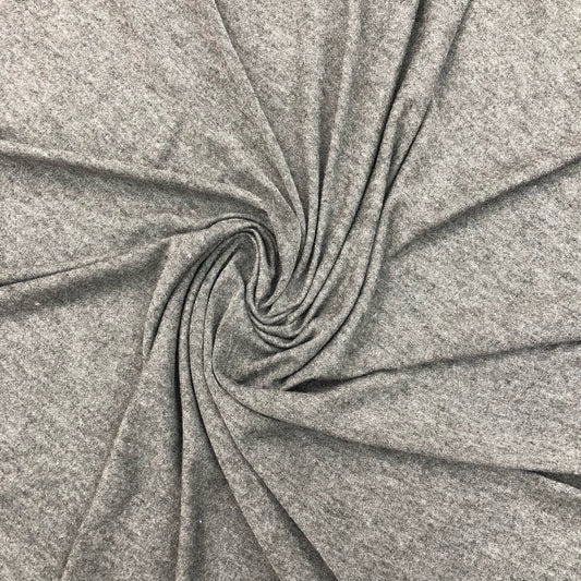 Grey Heathered Lightweight Jersey - 2 1/2 yards